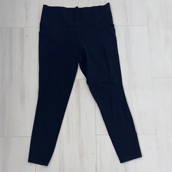 Athleta Salutation Stash Leggings, Navy - Women’s Size L - Picture 8 of 15